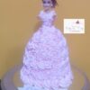 Barbie Doll Cake (pink full dress)